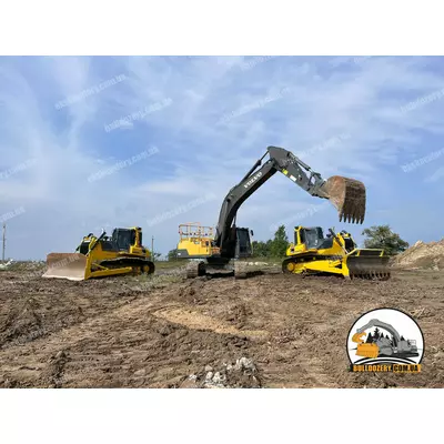 Земляні роботи з гусеничним екскаватором